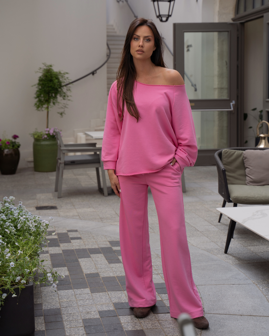 Komplet dresowy Alessa Pink