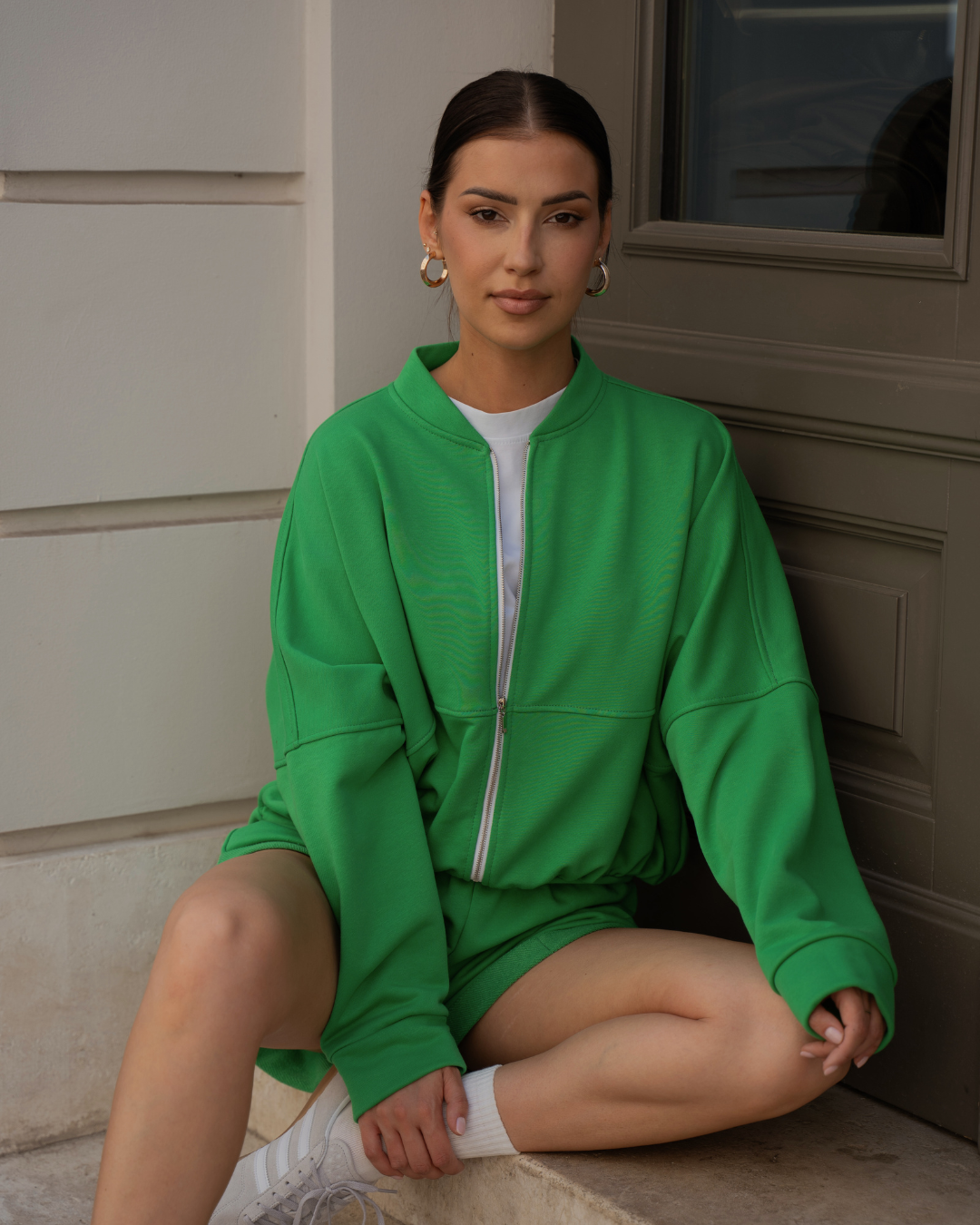 Komplet dresowy Bomber Urban Green