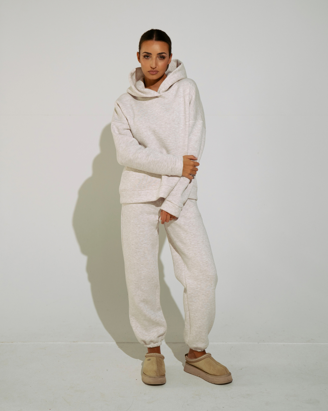 KOMPLET DRESOWY LISA CREAMY MELANGE