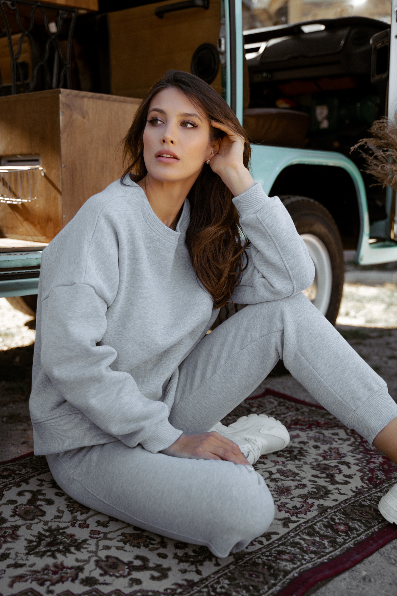 Cornelia Melange tracksuit set