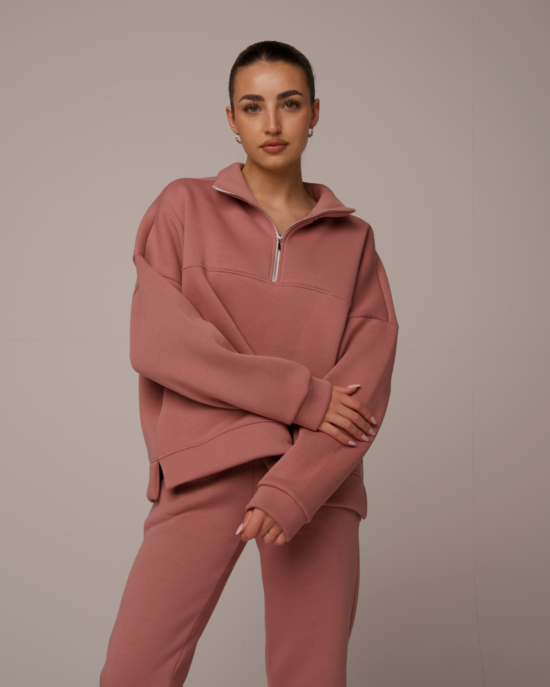 KOMPLET DRESOWY SIENNA BLUSH