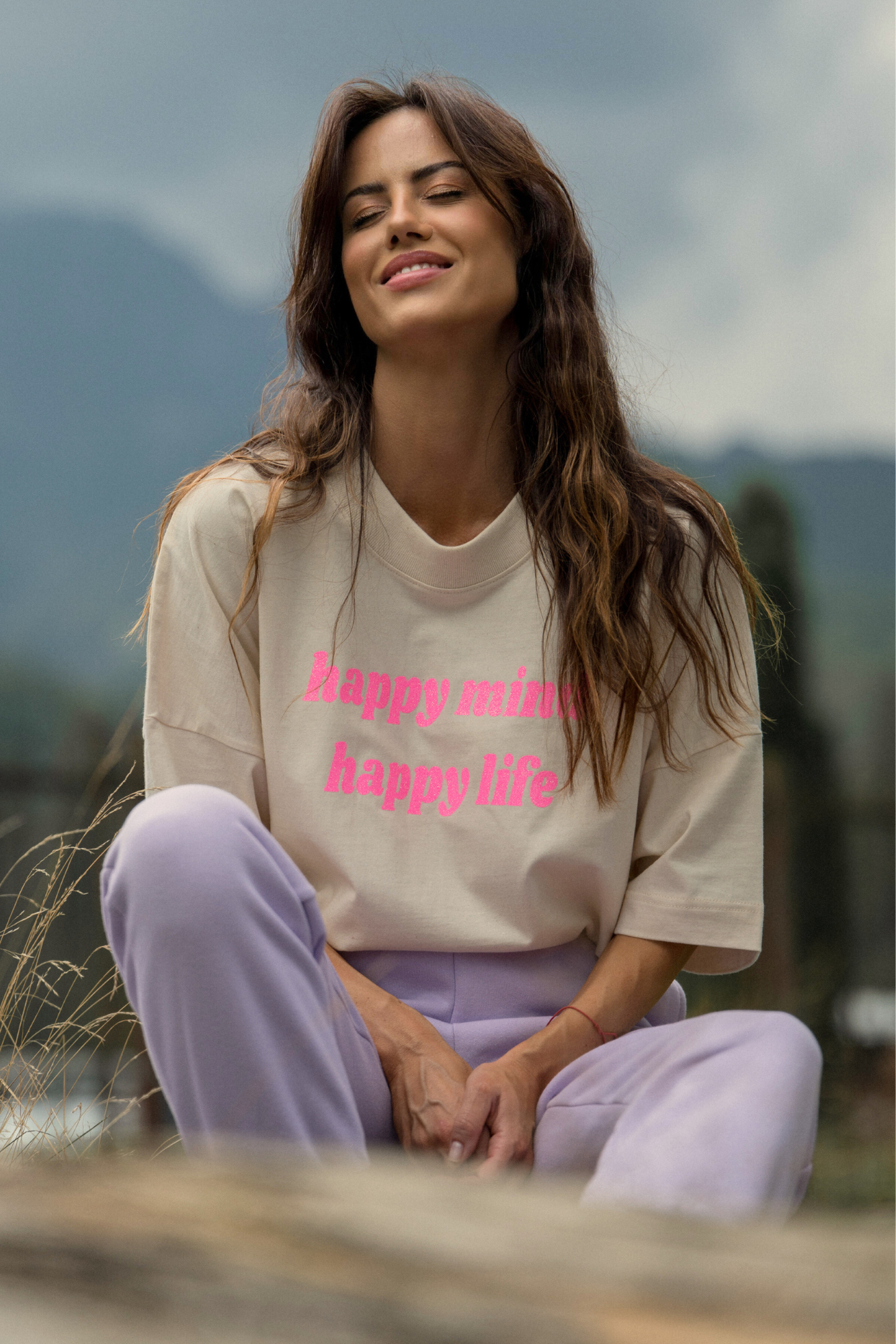 T-SHIRT Happy Pink