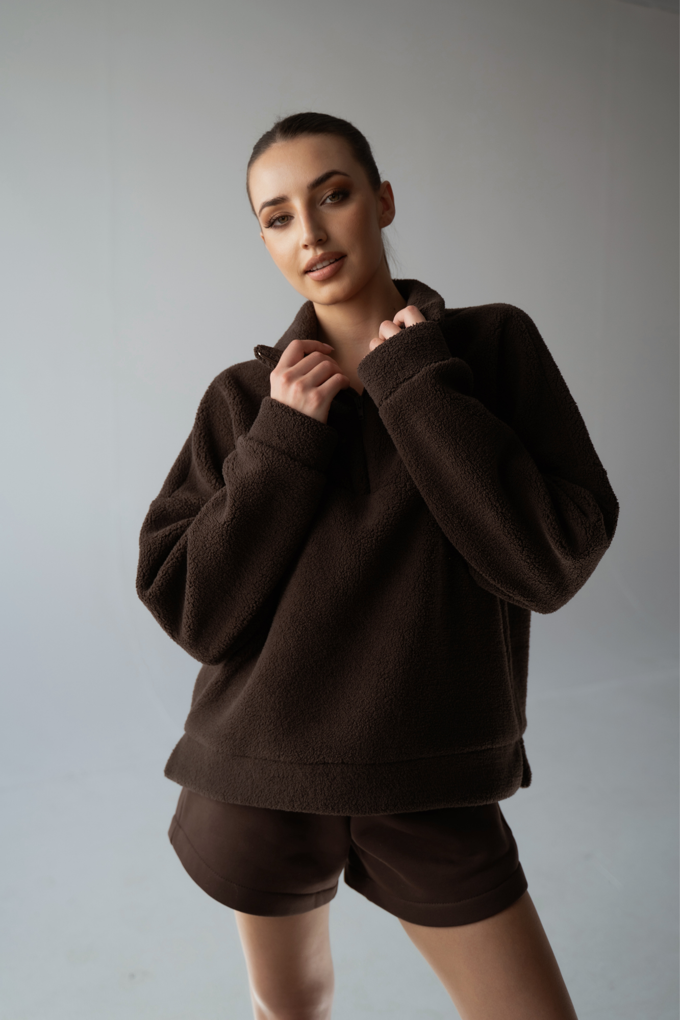 Bluza Amina Fluffy Chocolate