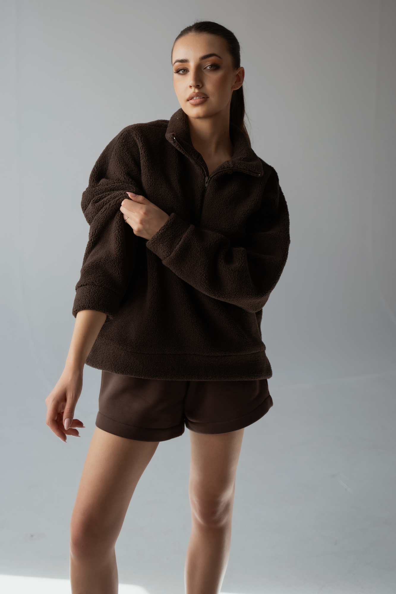 Bluza Amina Fluffy Chocolate