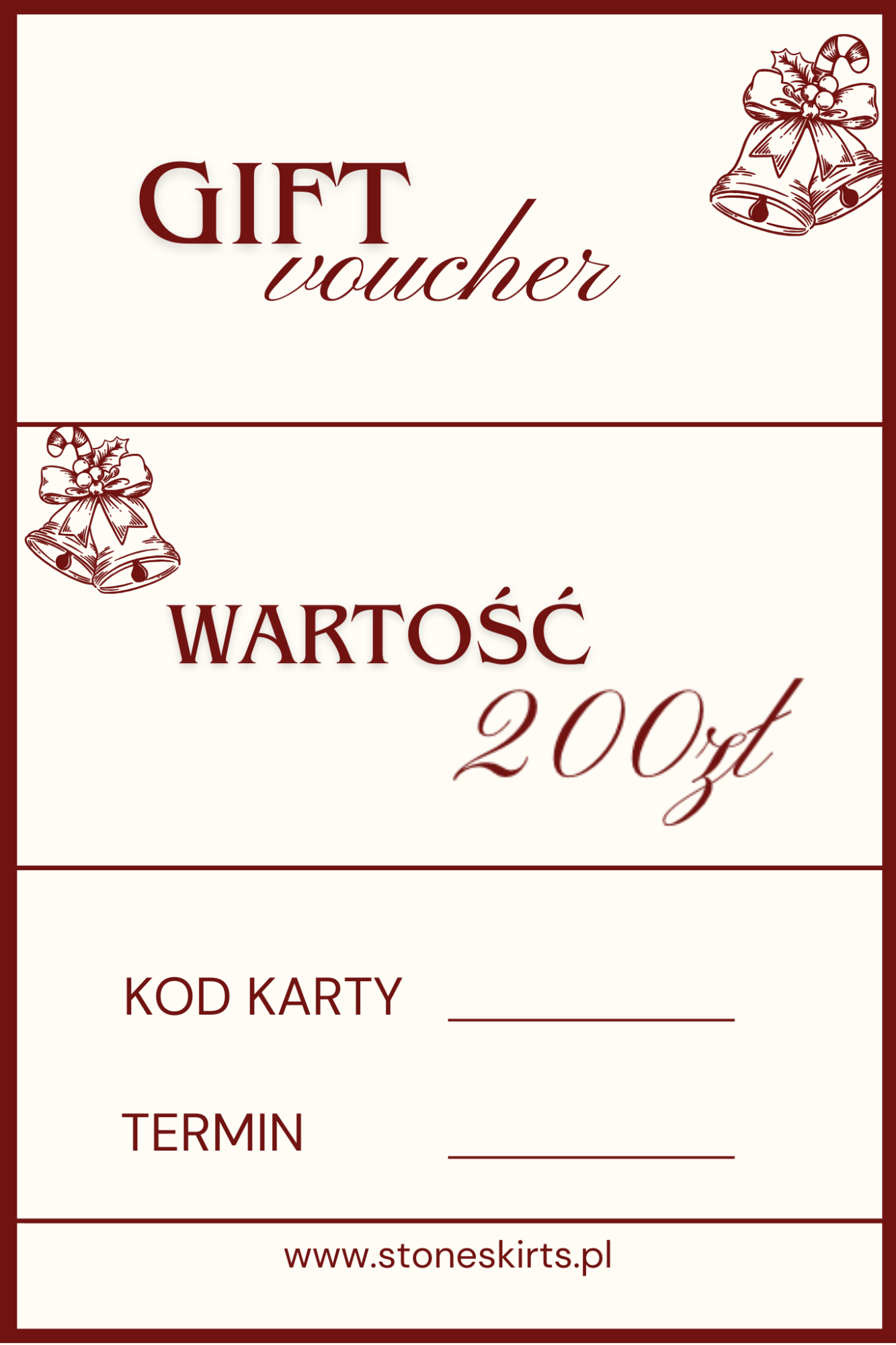 KARTA PODARUNKOWA 200 ZŁ