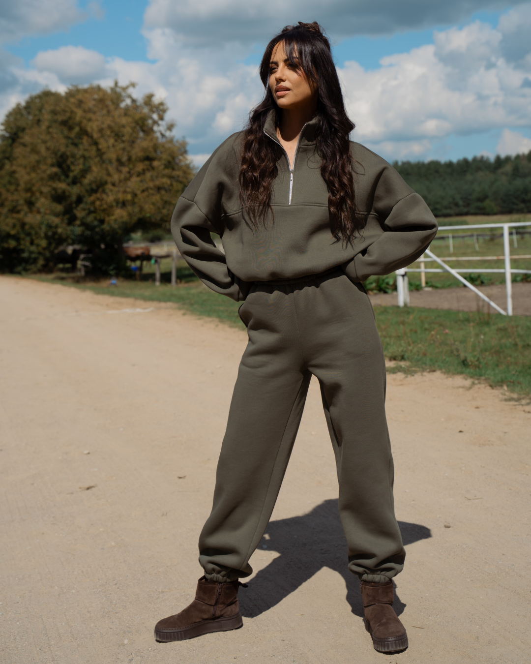 Komplet Aria Khaki Texas