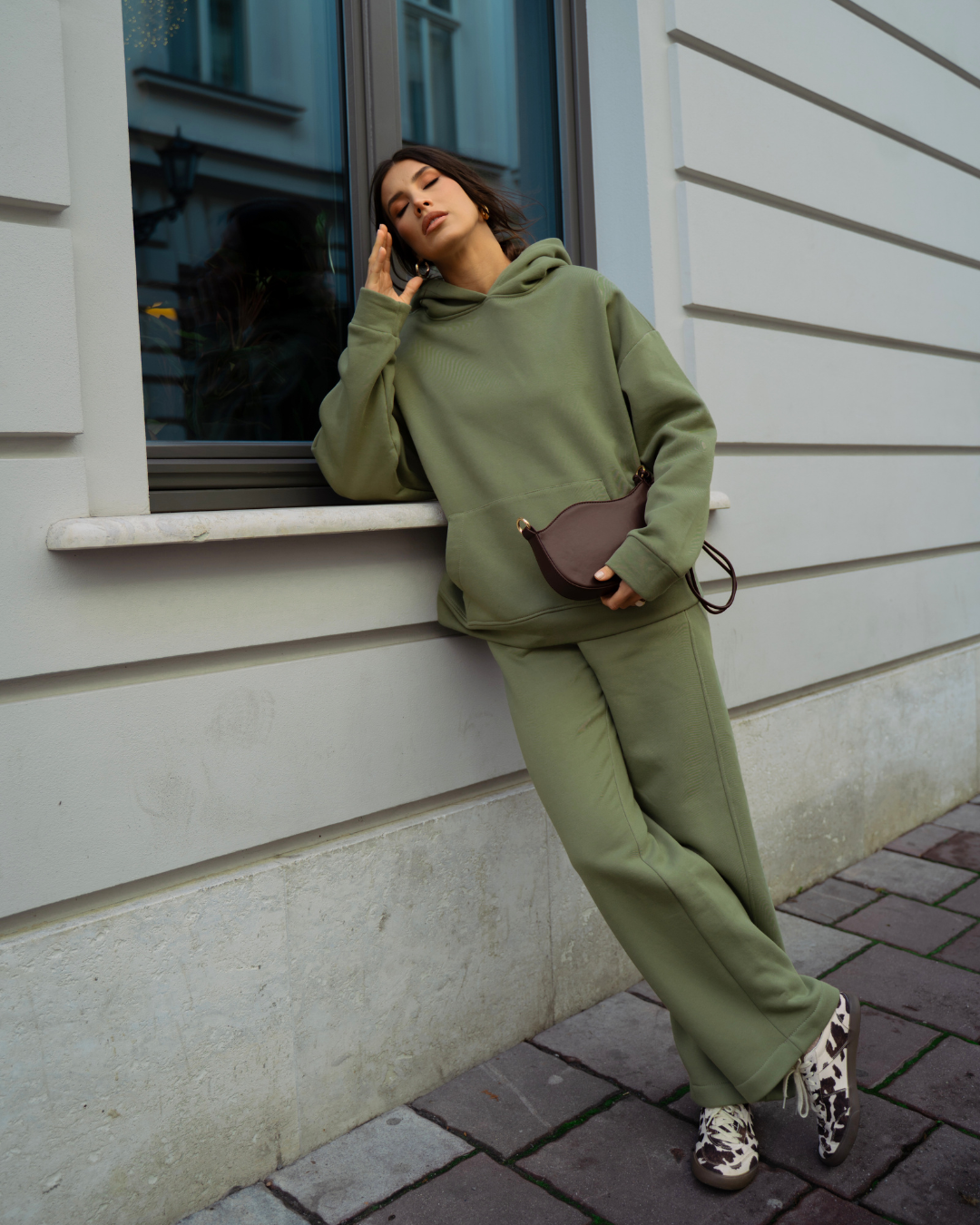 Broadway Olive komplet dresowy Premium