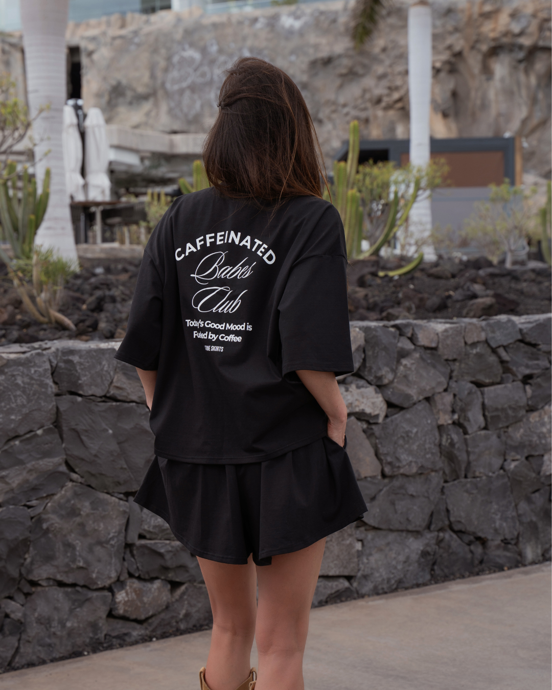 T-Shirt Babes Club Black