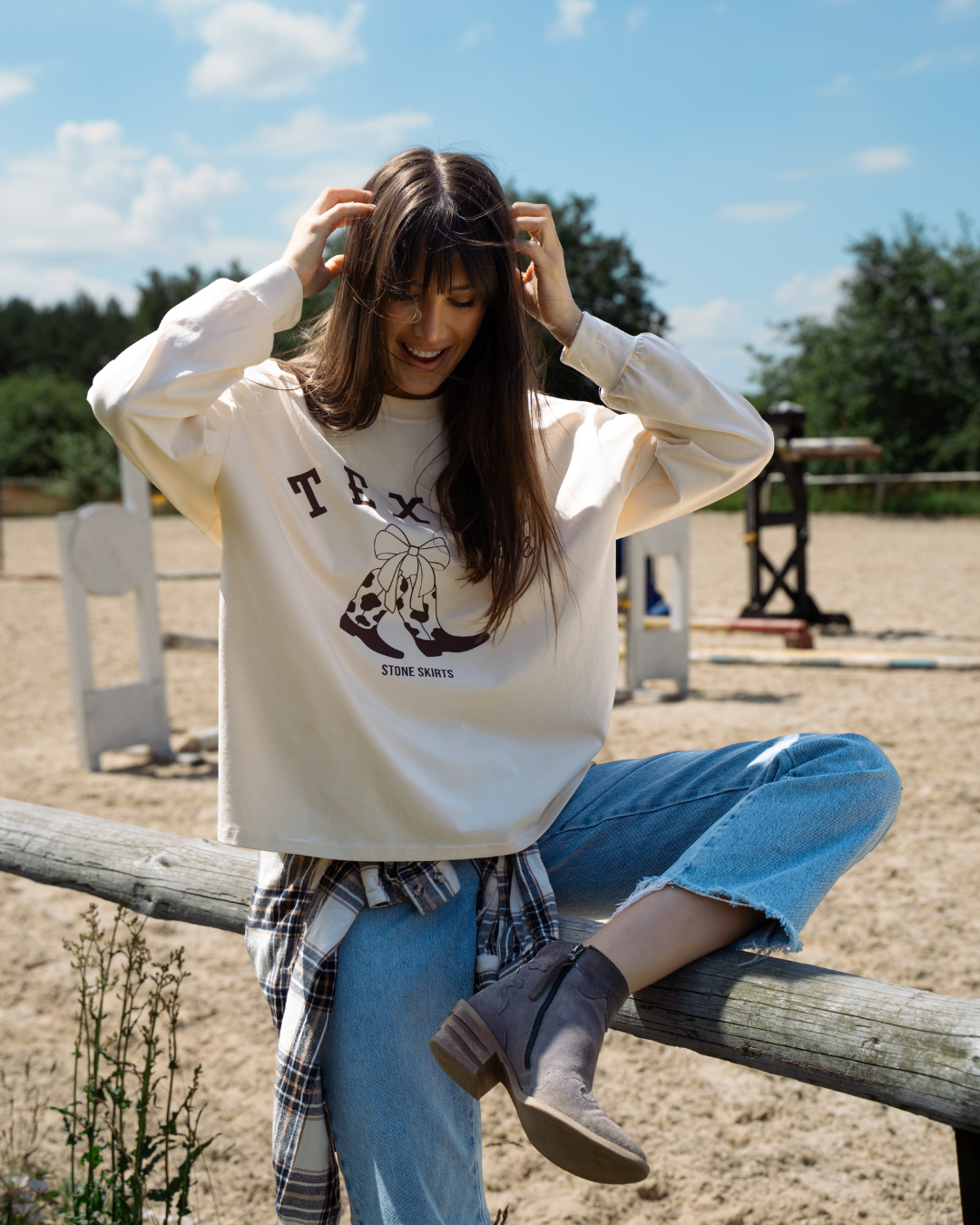 Long Sleeve Creamy TEXAS AP