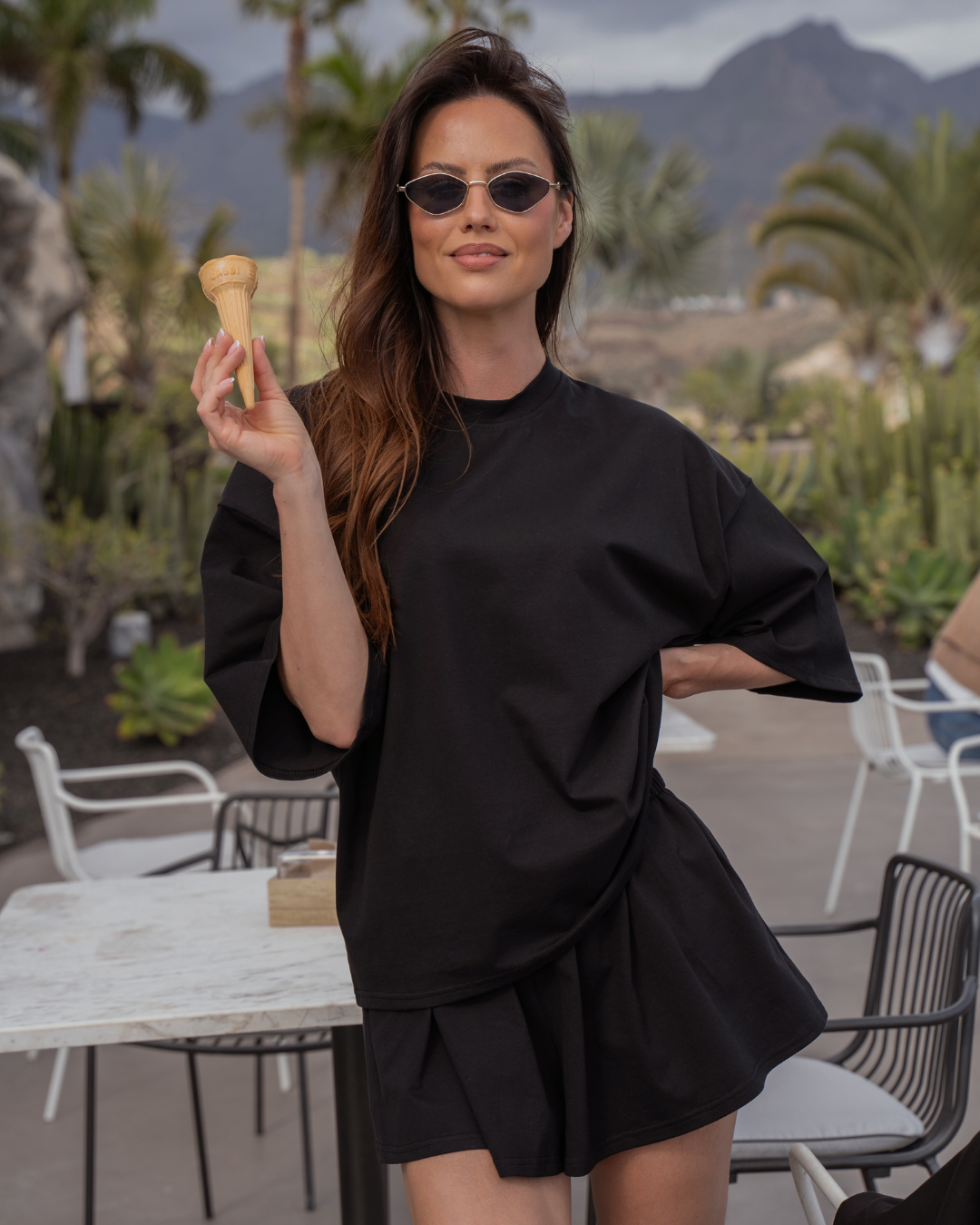 T-Shirt Babes Club Black