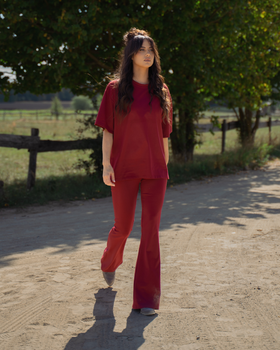 LEGGINSY FLARE BORDO