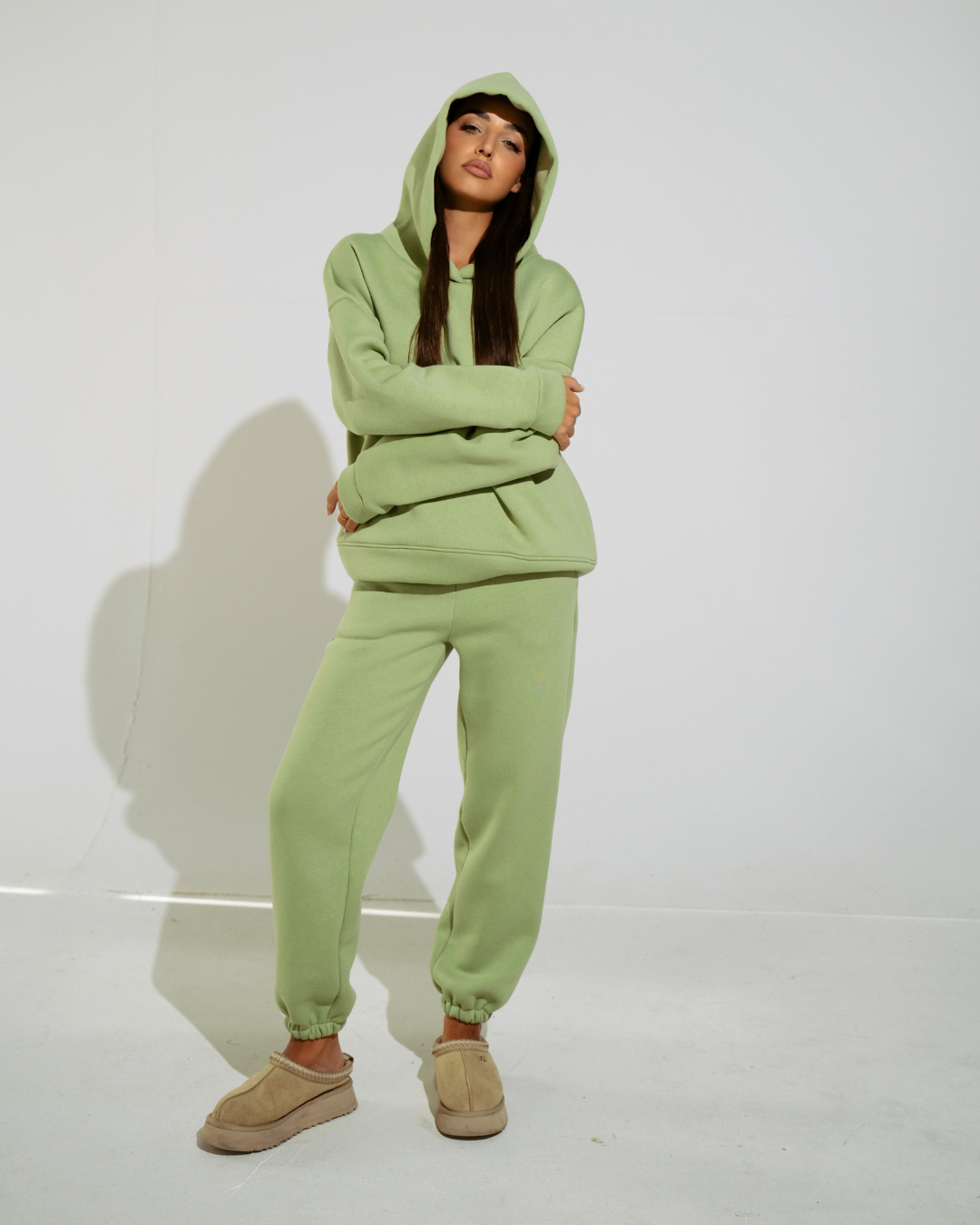 KOMPLET DRESOWY LISA PISTACHIO