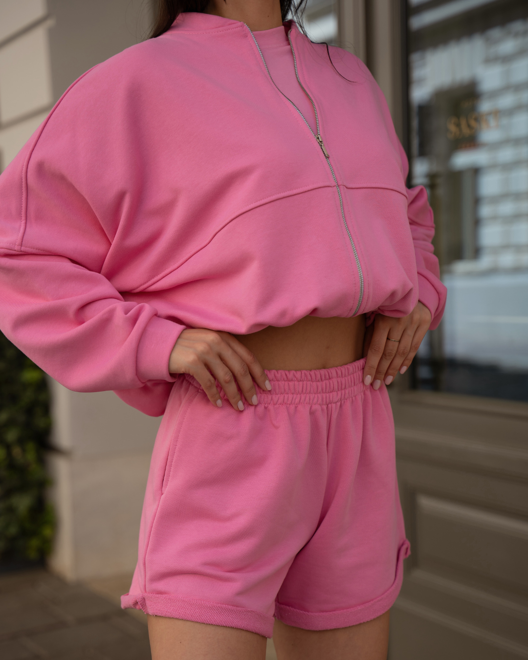 Komplet dresowy Bomber Urban Pink