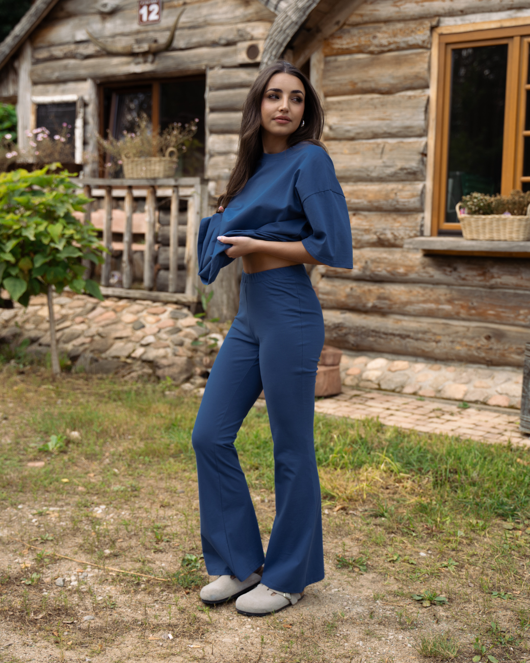 LEGGINSY FLARE INDIGO