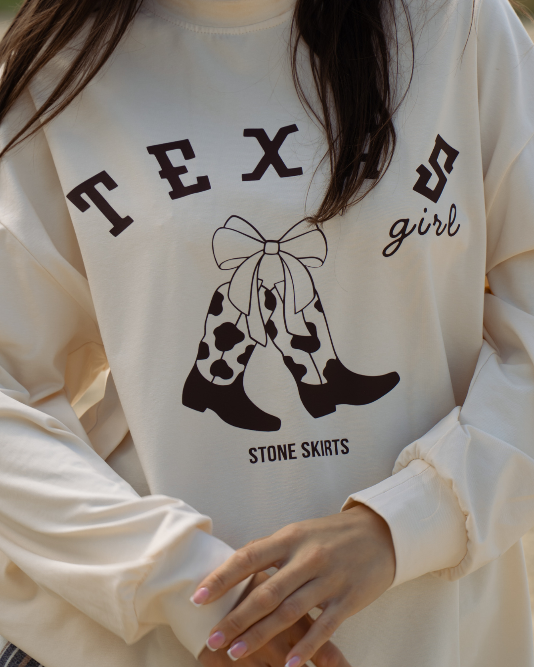 Long Sleeve Creamy TEXAS AP