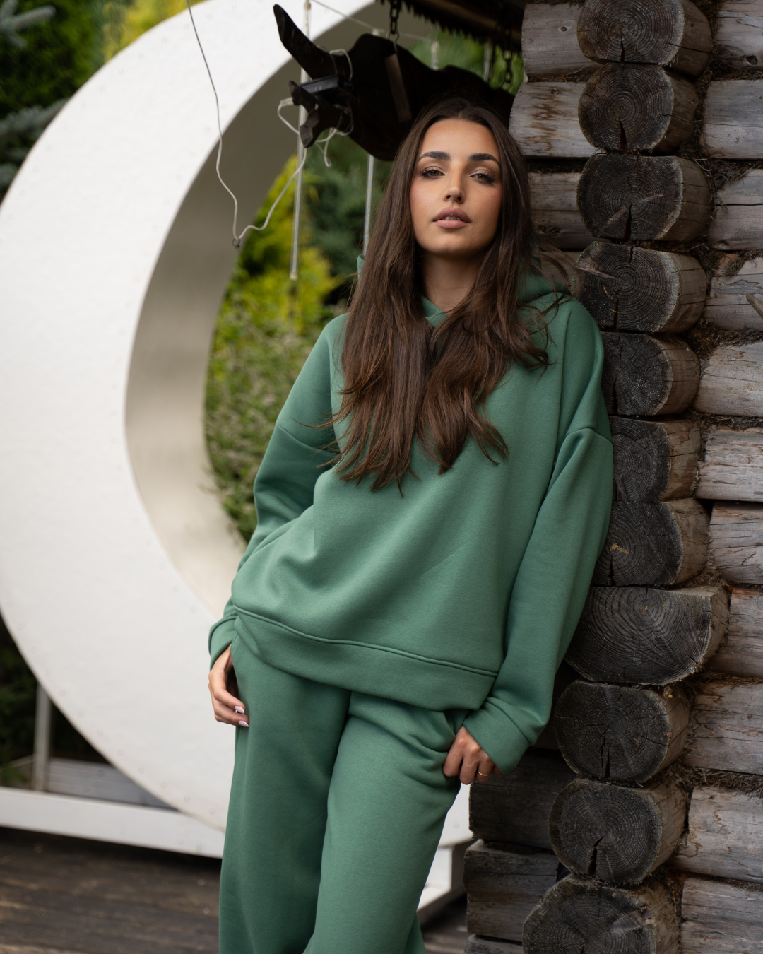 BLUZA BROADWAY OFFLINE RETRO GREEN
