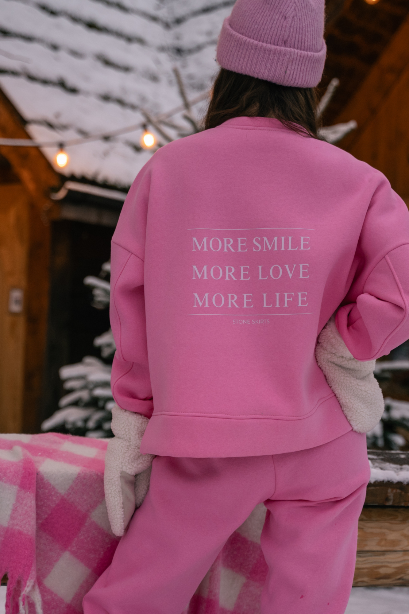 Cornelia Candy Pink - g320 tracksuit set (inscription)