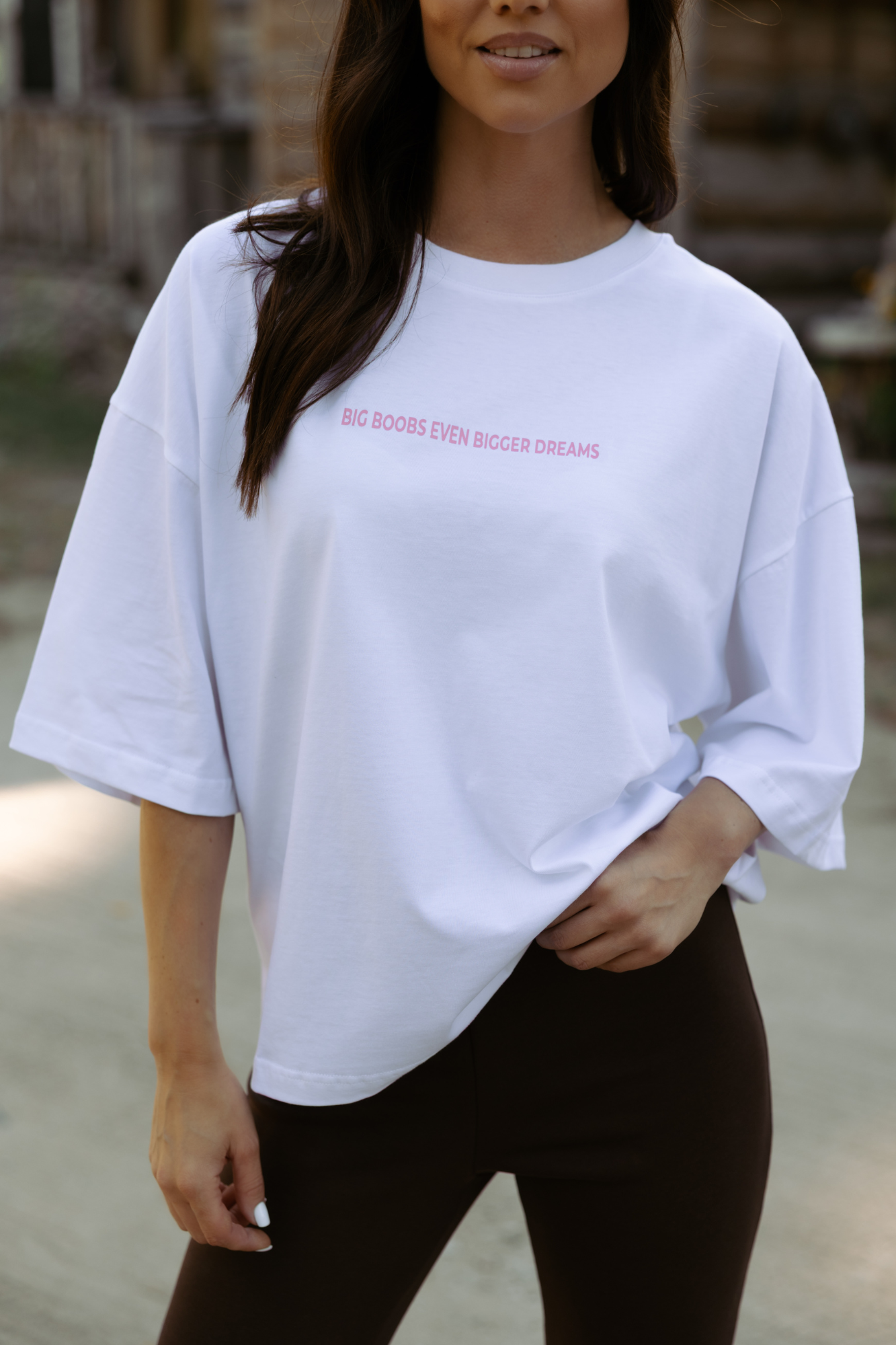 T-shirt Big Boobs (biała)