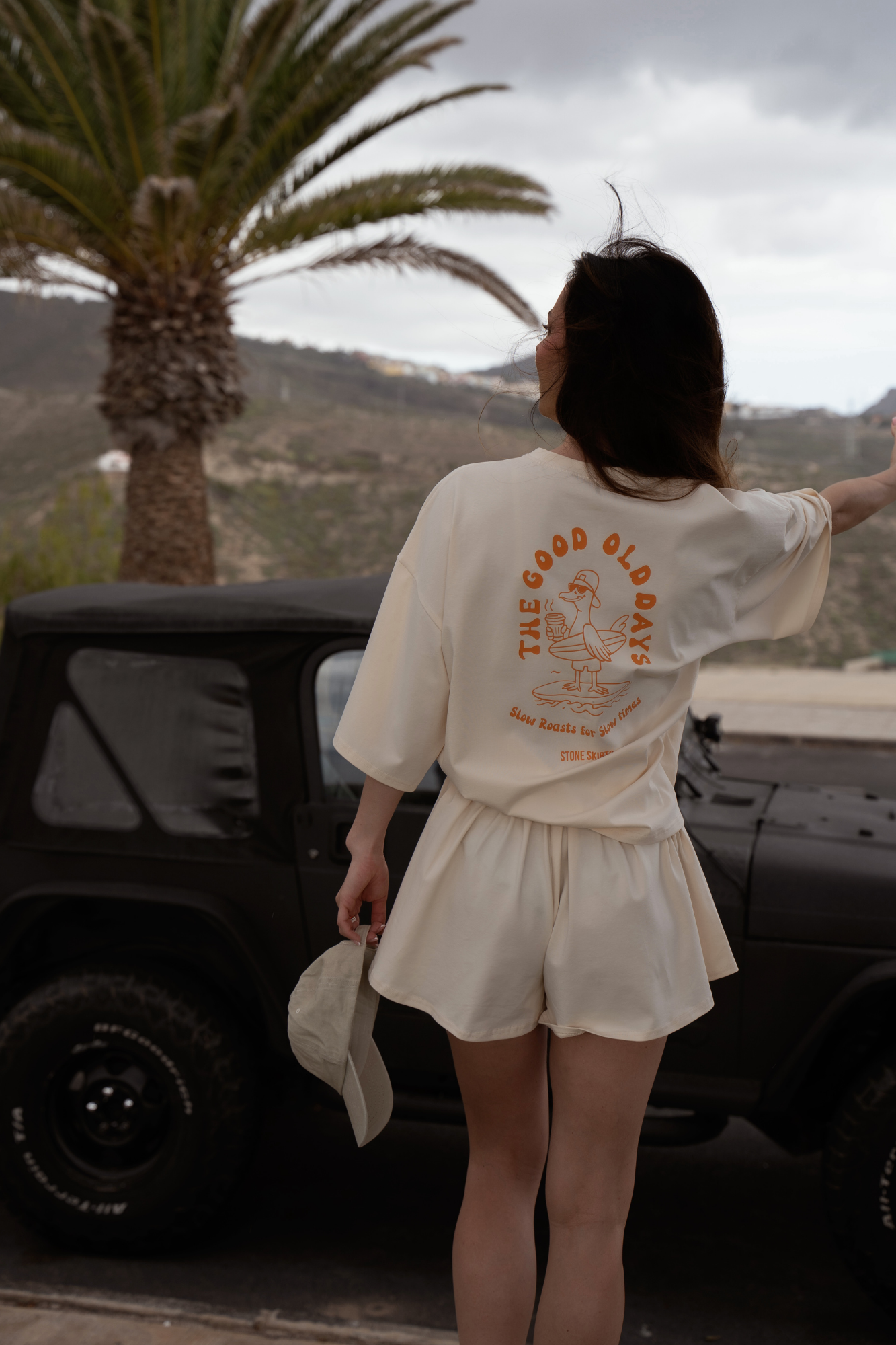 T-Shirt The Good Old Days Coconut