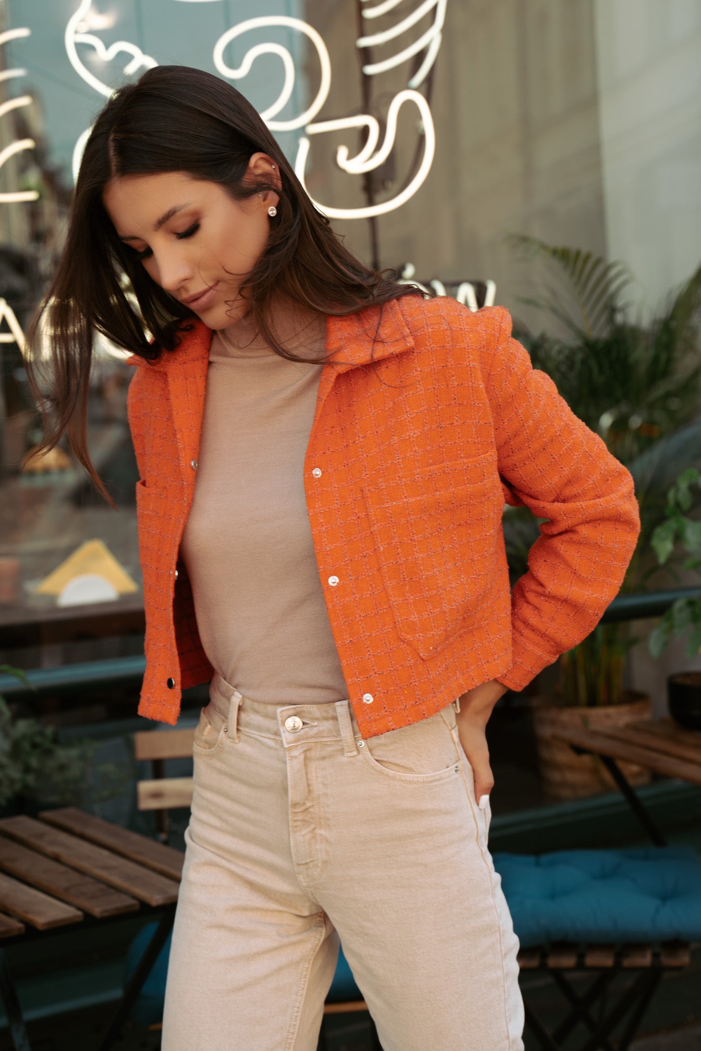 Waleria Orange jacket