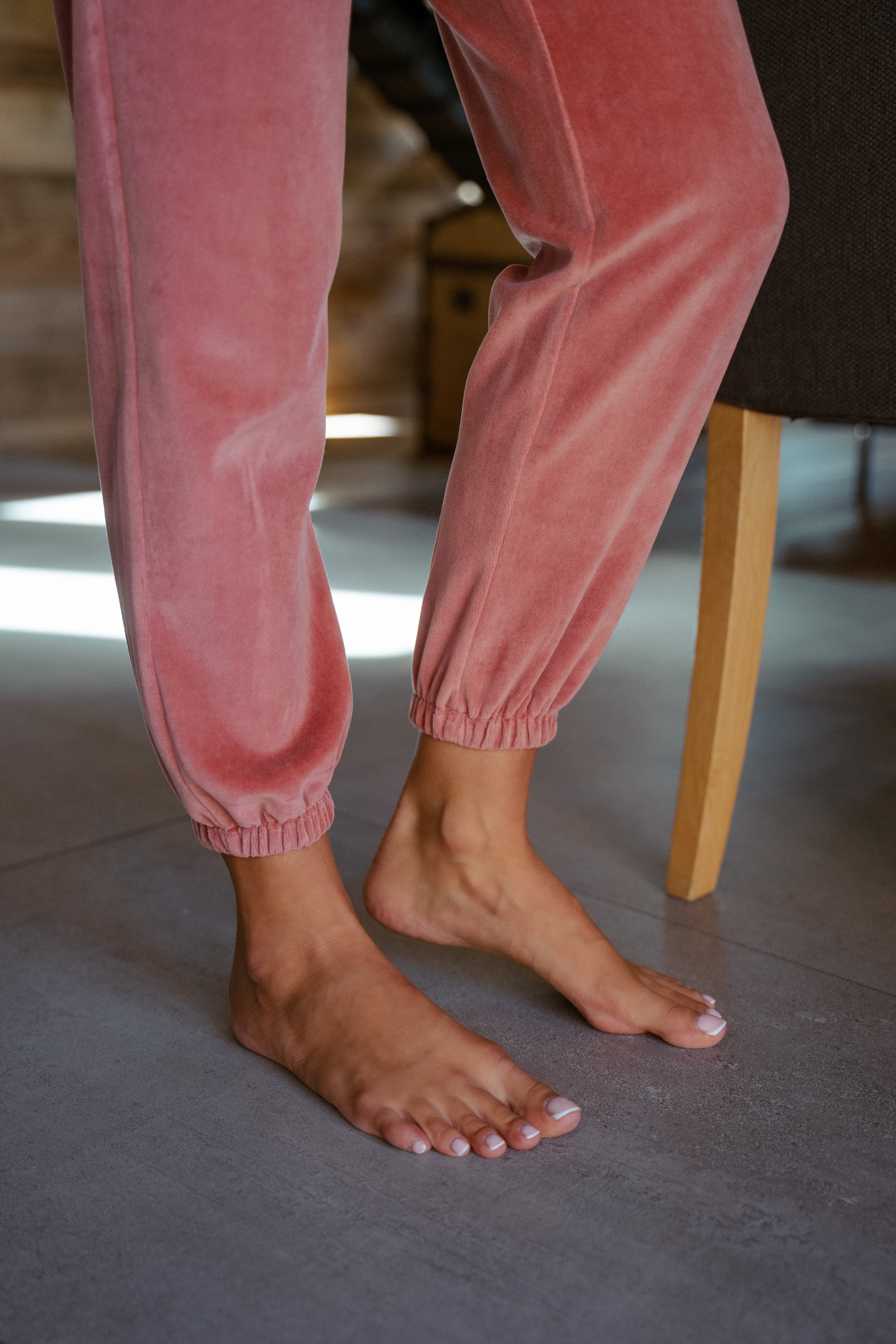 Komplet welurowy Alissa Blush